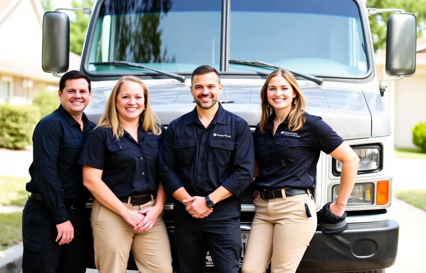 The Juliantero Co. garage door installation team